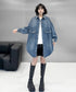 Loose Rivet Denim Blouse